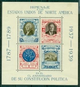 Guatemala #C92 s/sheet  F-VF Mint NH ** U.S. Constitution