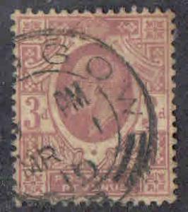 Great Britain ~ 1902 ~ # 132 ~ Edward VII ~ Used ~ cv $ 4.50