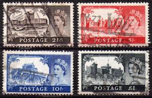 GREAT BRITAIN 1955-58 \Castles\ High Values