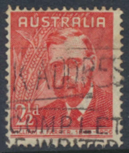 Australia SC# 213  SG 225  Used  Farrer see details & scans