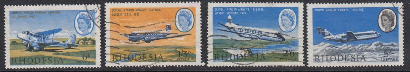 Rhodesia, Sc 241-244 (SG 393-396), used