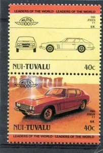 Nui Tuvalu 1987 CAR JENSEN 1966 UK Pair (2v) Perforated Mint (NH)