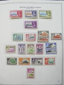 EDW1949SELL : SOLOMON ISLANDS Beautiful, ALL VF, Mint OG collection. Cat $516.00