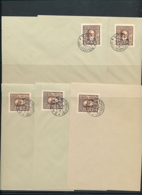 Germany West Liechtenstein 1950s Covers Cinderellas Reprints x 19 (Au14059