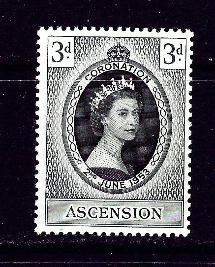 Ascension 61 MNH 1953 QEII Coronation