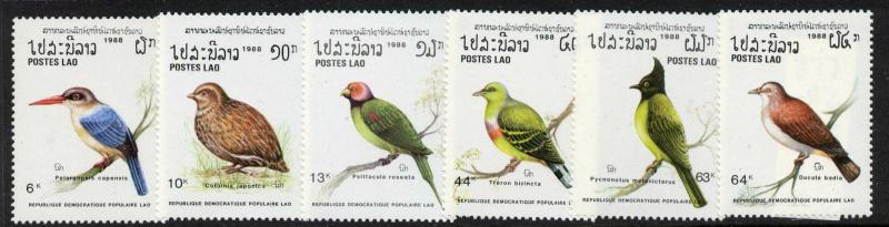 Laos 877-82 MNH - BIRDS