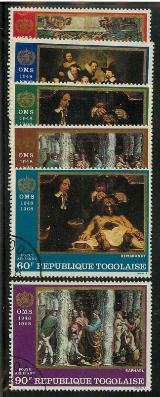 Togo 646-649, C93-C94 Used VF HR CTO