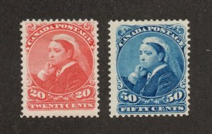 Canada - Unitrade# 46 & 47 MLH     -     Lot 0824017