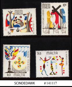 MALTA - 1976 Maltese folklore CELEBRATION / FESTIVAL - 4V - MNH