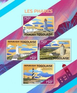 2014 TOGO MNH. LIGHTHOUSES   |  Y&T Code: 4048-4051  |  Michel Code: 6046-6049