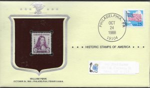 US #726 MNH Postal Commemorative Society.  William Penn. 1932