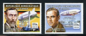 DR Congo MNH, Zepellin Designers Set from 2002.