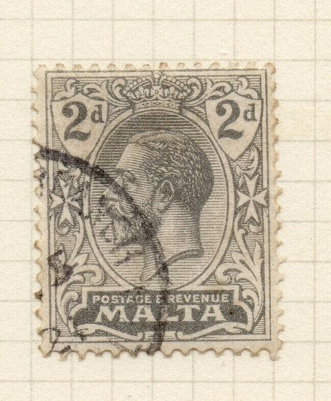 Malta 1921-22 Early Issue Fine Used 2d. 321548