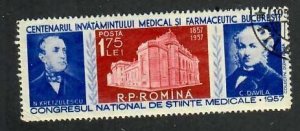 Romania; Scott 1152; 1957; Precanceled; NH