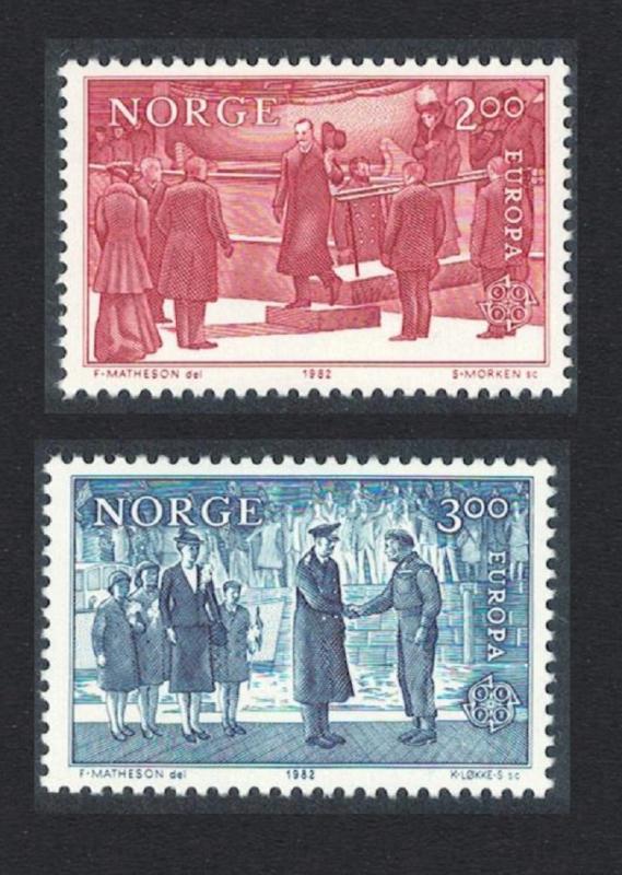 Norway Europa Historic Events 2v SG#898-899