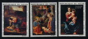 Niger C245-7 MNH Christmas, Art, Paintings