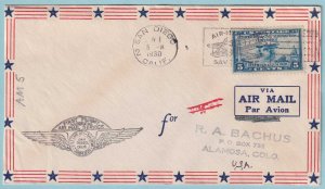 UNITED STATES FIRST FLIGHT COVER - 1930 FROM SAN DIEGO CALIFORNIA - CV029