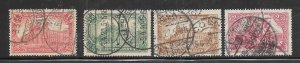 Germany #111-14 Used Set of 4 Singles (my2) Collection / Lot