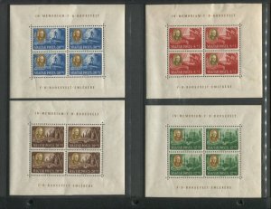 Hungary Semi-Postal & Air Mail Postage Stamps #B198A-D, CB1-CB1C, Mint Hinged