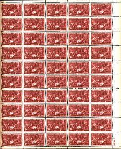 U.S. #949 MINT OG NH FULL SHEET OF STAMPS