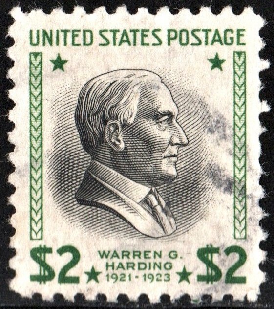 SC#833 $2.00 Warren G, Harding (1938) Used