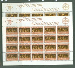 Liechtenstein #804-805 Mint (NH) Single (Complete Set)