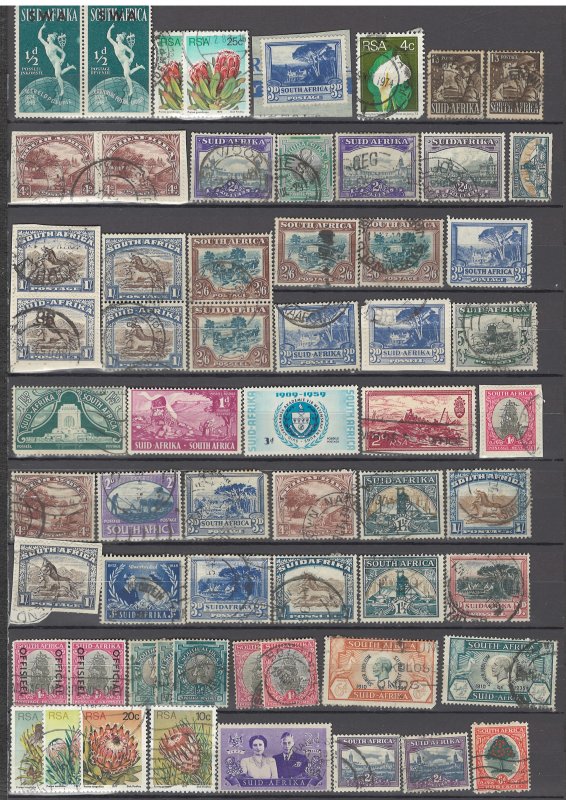 COLLECTION LOT OF # 268 SOUTH AFRICA 61 STAMPS 1926+ CLEARANCE