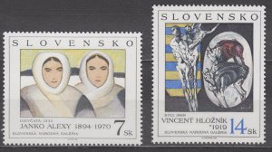 Slovakia Scott #199-200 MNH 1994