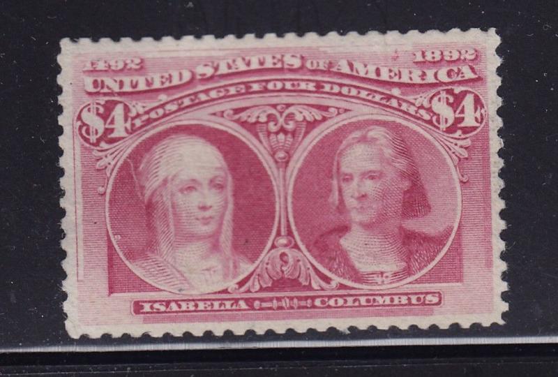 244 VF-XF unused ( mint regum ) scarce , with nice color ! see pic !