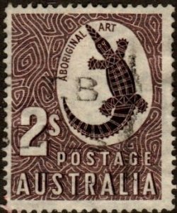 Australia 212 - Used - 2s Crocodile (Perf 14.5) (1948) (cv $0.60) (1)