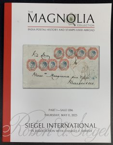 India Postal History, Magnolia Collection, R.A. Siegel, Sale 1286, May 11, 2023