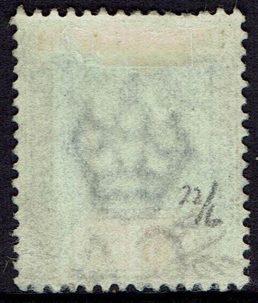 STRAITS SETTLEMENTS 1902 KEVII $5 WMK CROWN CA USED 