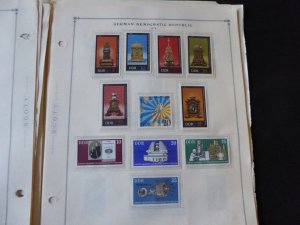 Germany and Area 1975-1977 Mint/Used Stamp Collection on Scott Int Album Pages