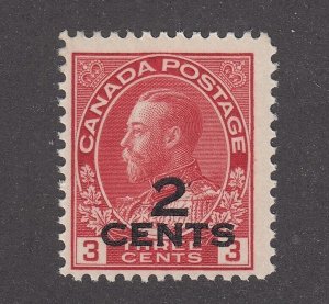 Canada #140 Mint Admiral Provisional