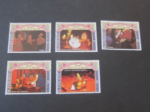 St Vincent 1992 Sc 1768,70-3 Disney MNH