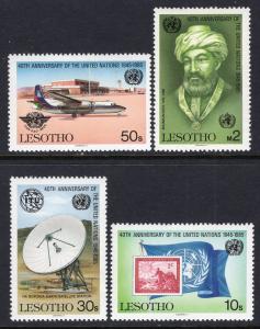 Lesotho 492-495 United Nations MNH VF