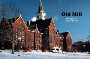 USPS 1st Day Ceremony Program UX159 Old Mill University 0f Vermont PostCard 1991