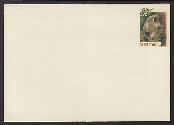 Australia Wombat Unused Postal Envelope 