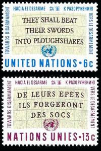 United Nations NY 1967 Sc 177-78 MLH