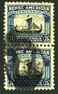 U.S. #621 USED PAIR