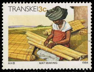 South Africa-Transkei #131 Mat Maker; Used