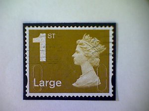 Great Britain, Scott #MH392, 2011, used, Machin, 1st Large, gold