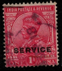 INDIA SGO82 1912 1a ANILINE-CARMINE USED 