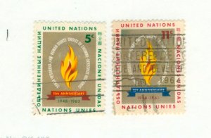 UNITED NATIONS 121-2 USED BIN $0.50