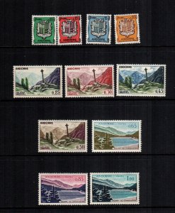 Andorra  143-153 MNH $67.00 french