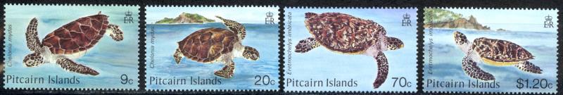 Pitcairn Islands Sc# 266-269 MNH 1986 Turtles