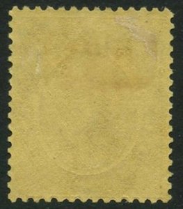 NYASALAND Sc#29 SG#105 1921 3p violet on yellow OG Mint Hinged