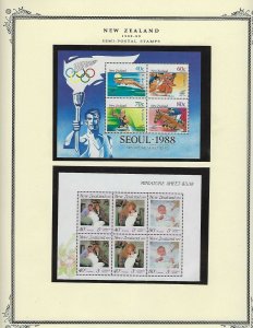 NEW ZEALAND ALMOST COMPLETE SEMIPOSTALS 1929-1991 MINT LH/NEVER HINGED