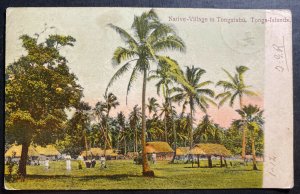 1909 Vavau Tonga Toga Picture Postcard Cover To Norwich England Via Vancouver