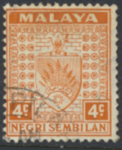 Negri Sembilan Malaya  SG 25  SC# 23  Used   see details & scans